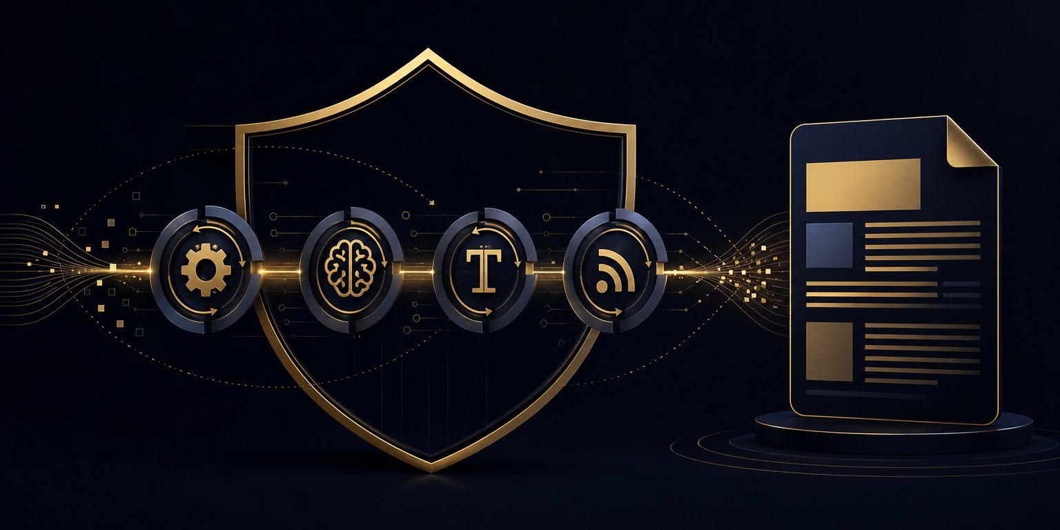 AI Content Engine §203 — Managed Blog für Kanzleien und Praxen